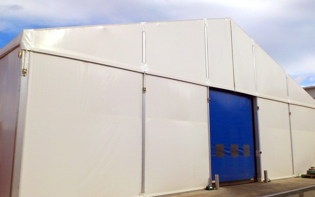 Industrial storage for temporary construction sites